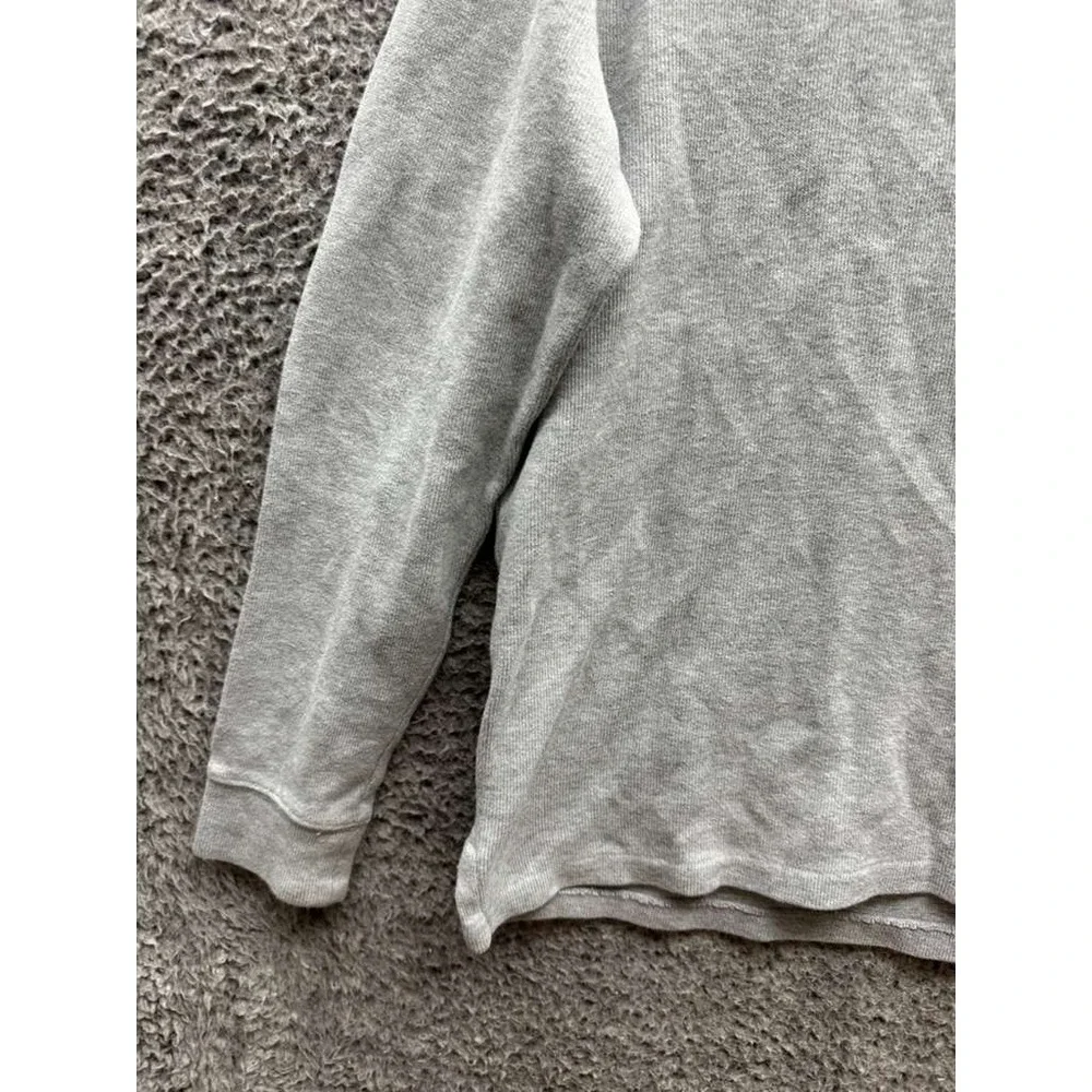 Polo Ralph Lauren Estate Rib Quarter-Zip Pullover Sweater Gray Mens Size‎ S